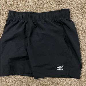 Black adidas board shorts
